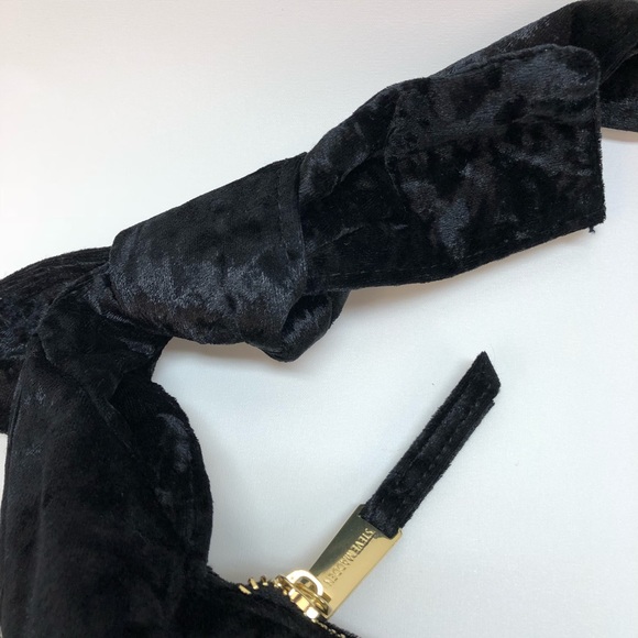Steve Madden black velour hobo bag NWT - Picture 3 of 7